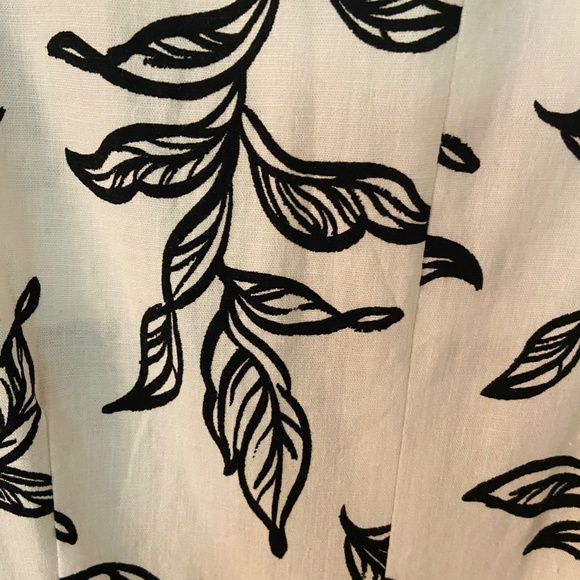 NWT Tahari Linen Botanical Print Jumpsuit - Picture 8 of 9